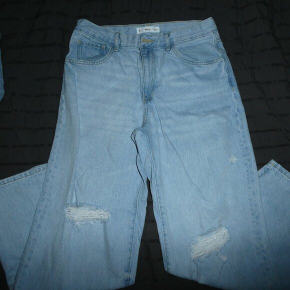 MANGO - Wide leg (Blue) - Picture 1 of 2